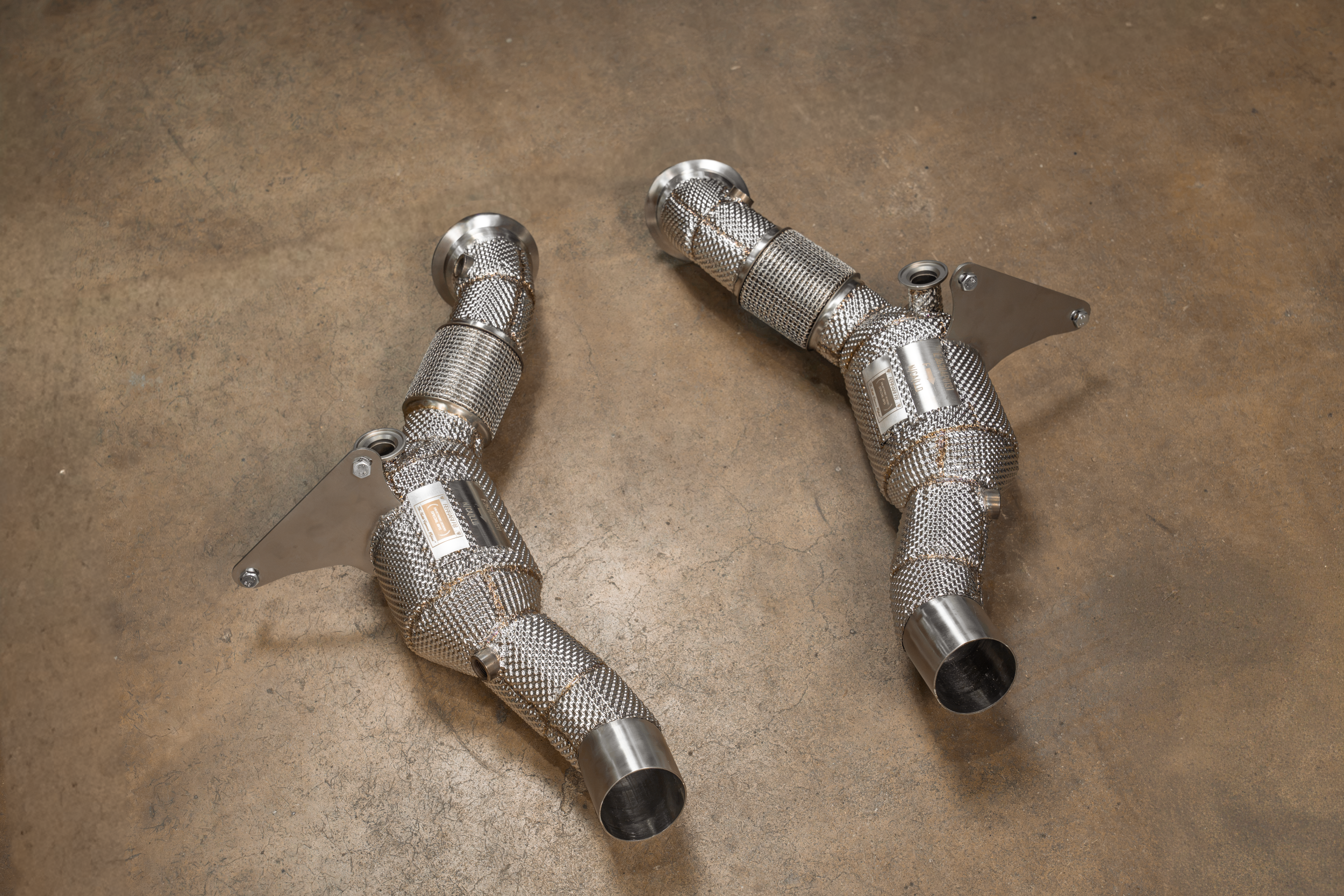 Valvetronic Designs Ferrari F8 Downpipes Secondary image