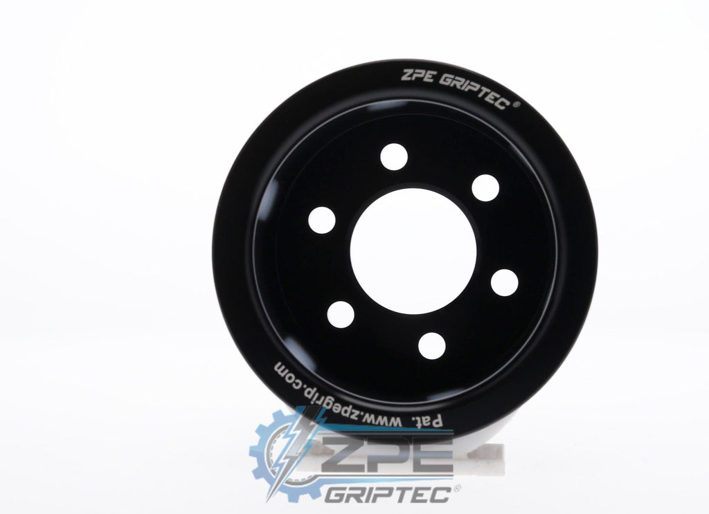 3.00" 6 Rib ZPE GripTec® 2pc FMS Ford-Roush TVS L3 Black Pulley Only