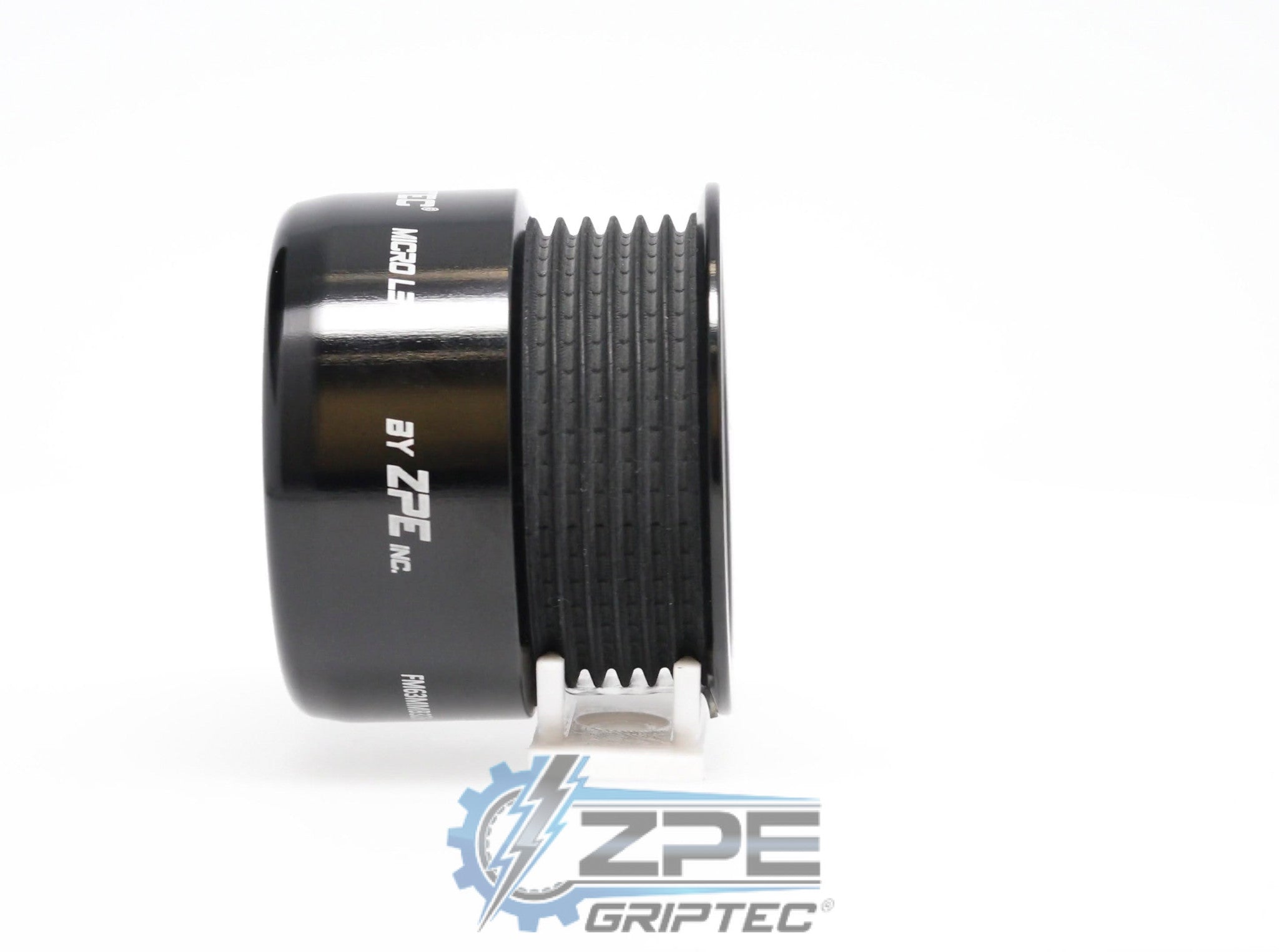 63mm 6 Rib ZPE GripTec® 2pc FMS Ford-Roush TVS L3 Black Pulley Only Secondary image