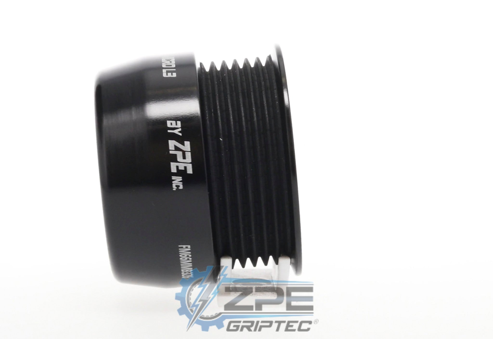 66mm 6 Rib ZPE GripTec® 2pc FMS Ford-Roush TVS L3 Black Pulley Only Secondary image