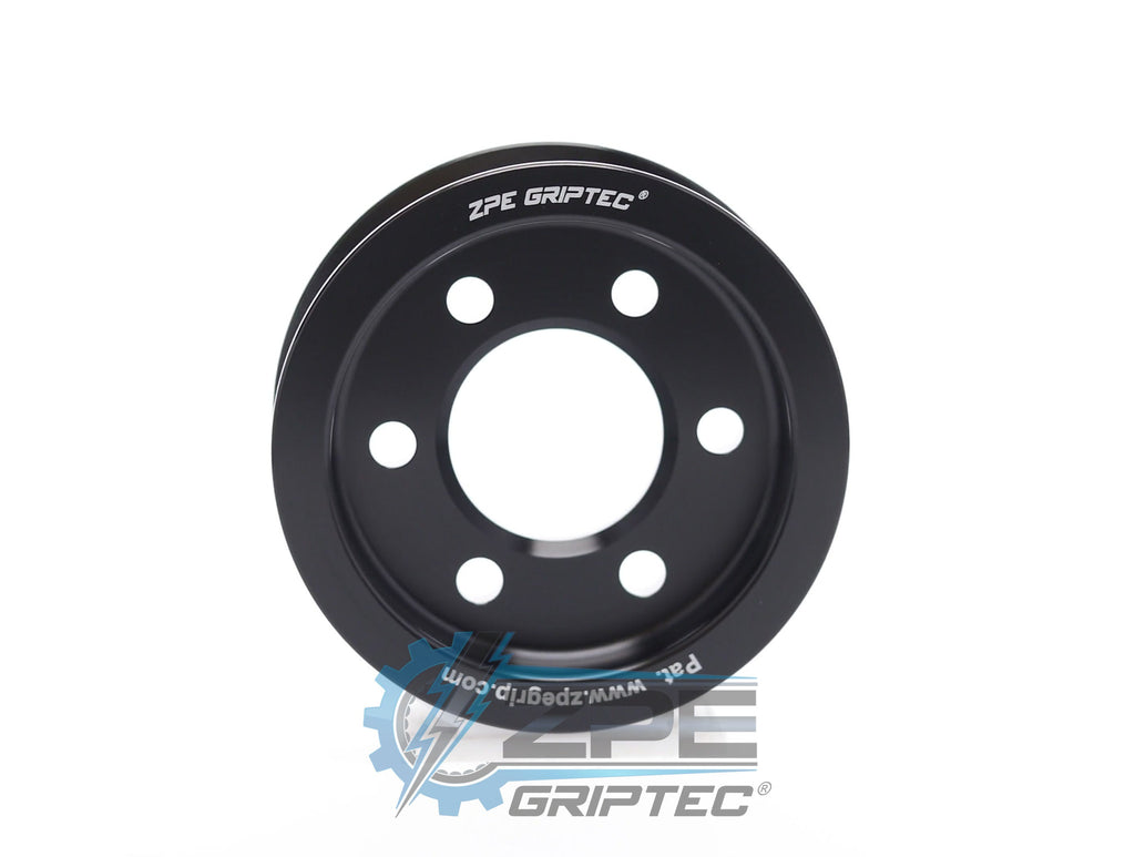 72mm 6 Rib ZPE GripTec® 2pc FMS Roush Raptor L3 Black Pulley Only