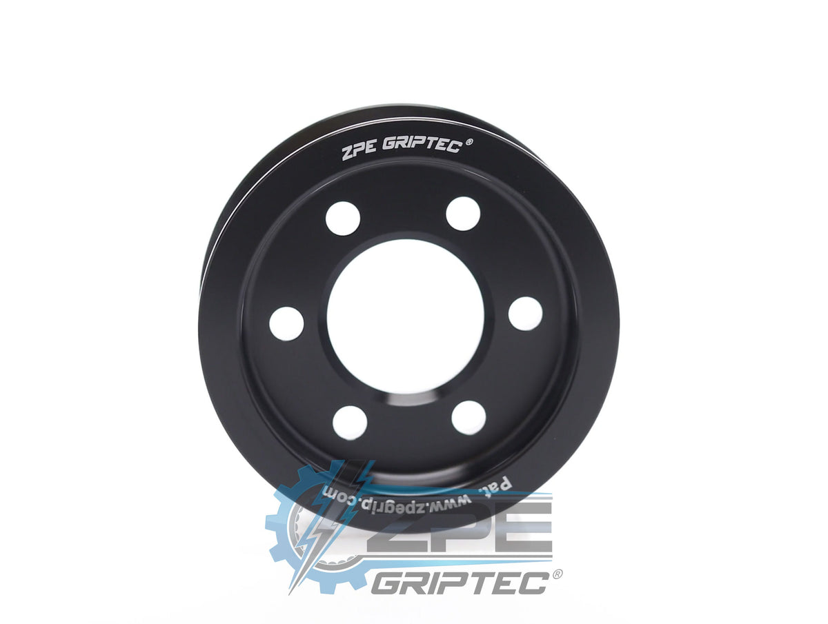 72mm 6 Rib ZPE GripTec® 2pc FMS Roush Raptor L3 Black Pulley Only