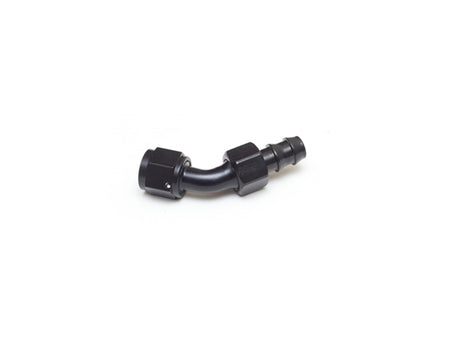 FlowSector FlexLoc Hose End, -8, 45 Degree