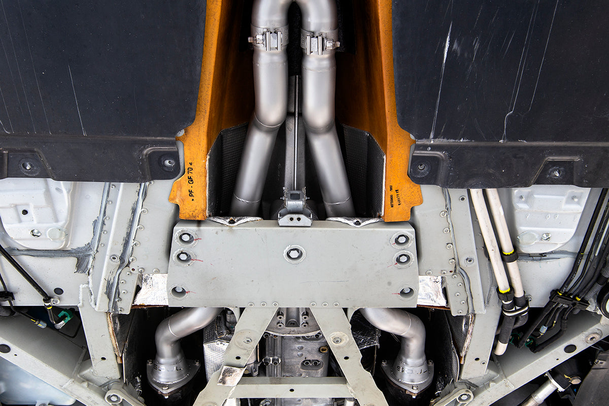Ferrari FF / GTC4Lusso V12 SOUL Competition Downpipes and X-Chamber Midpipe Package