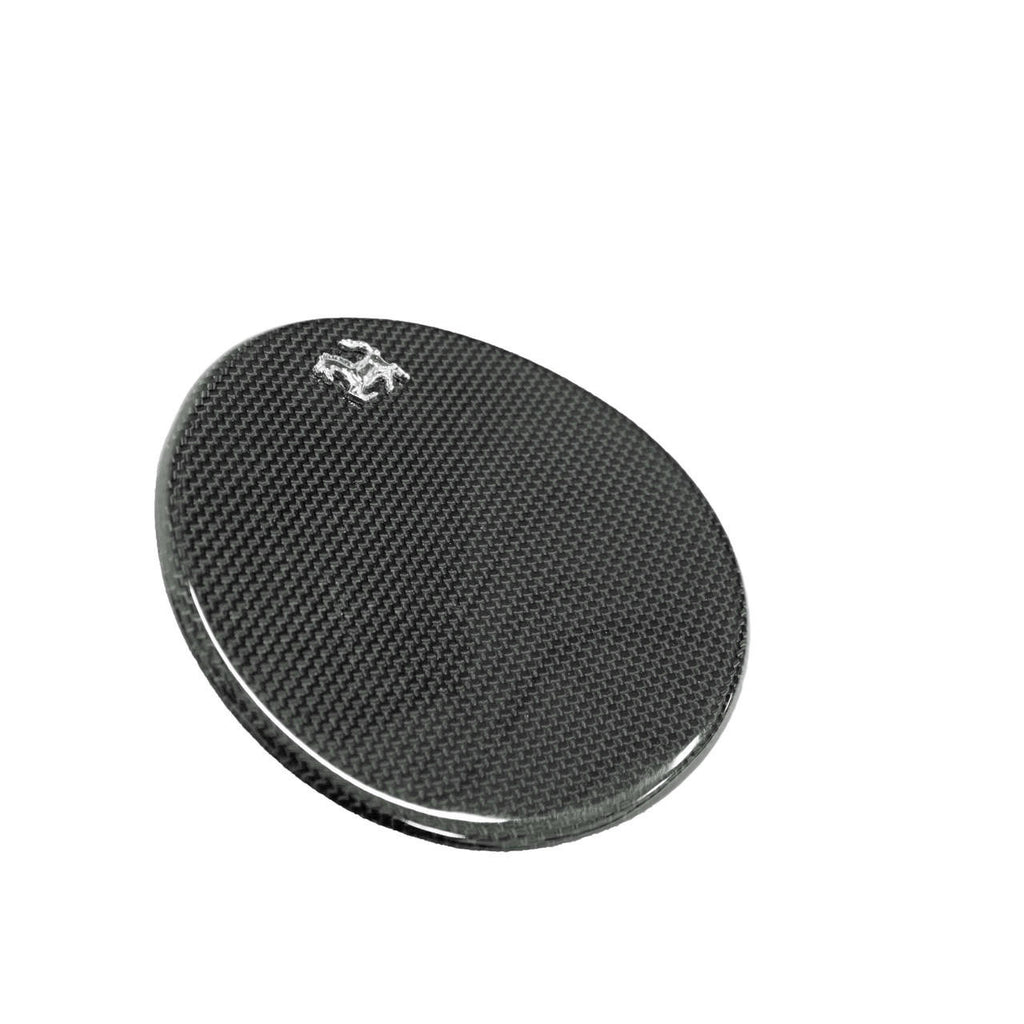 Carbon Fiber Fuel Door With Chrome Cavallino - Ferrari F12 Berlinetta