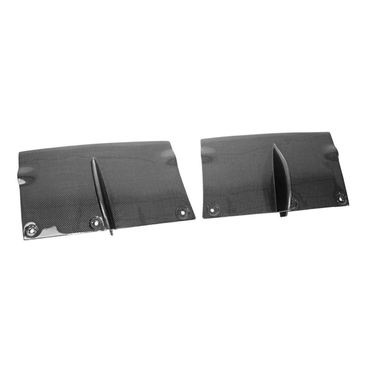 Carbon Fiber Right and Left Rear Bumper Diffuser Panels - Ferrari F12 Berlinetta