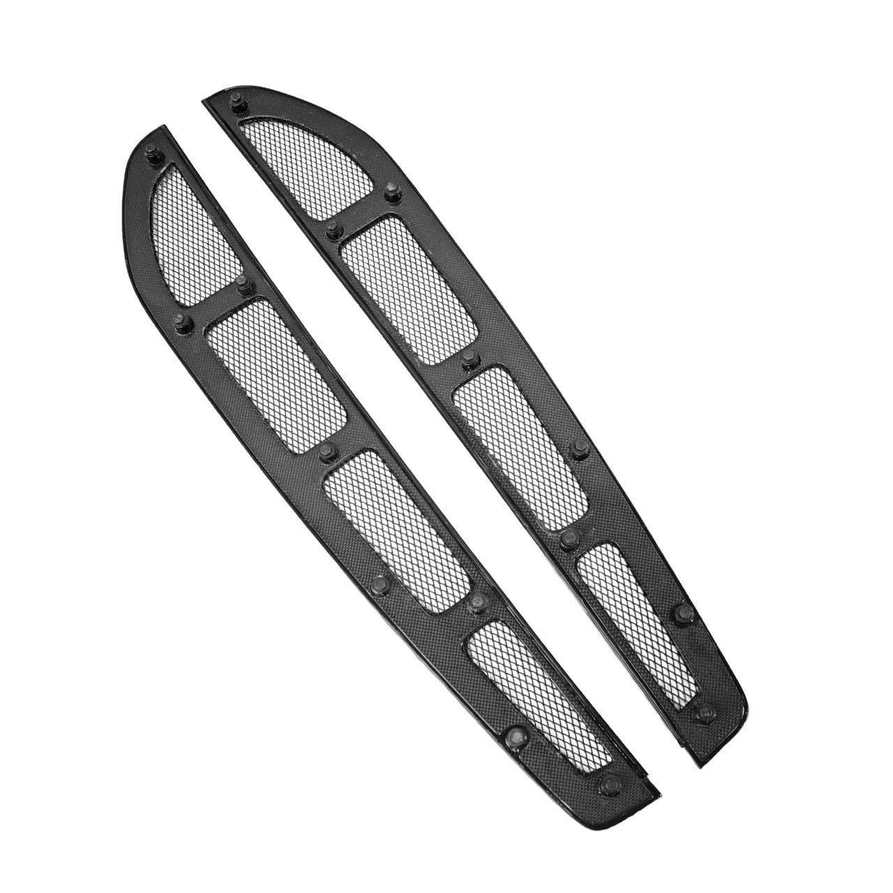 Carbon Fiber Spider Rear Window Louvers - Ferrari F430 Secondary image