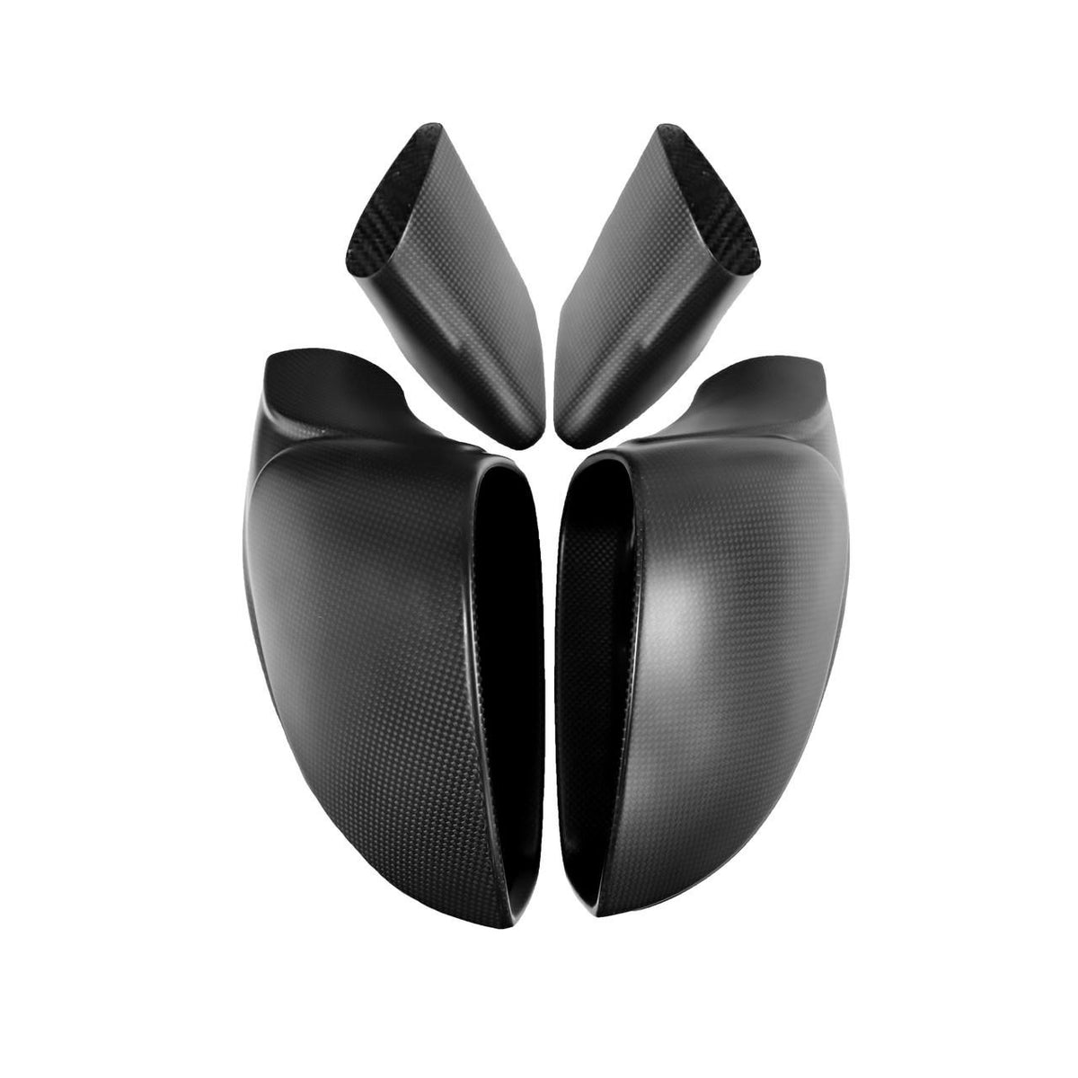 Carbon Fiber MATTE Mirror Housings With Bases - Ferrari 458 Italia/Spider /Speciale Main image