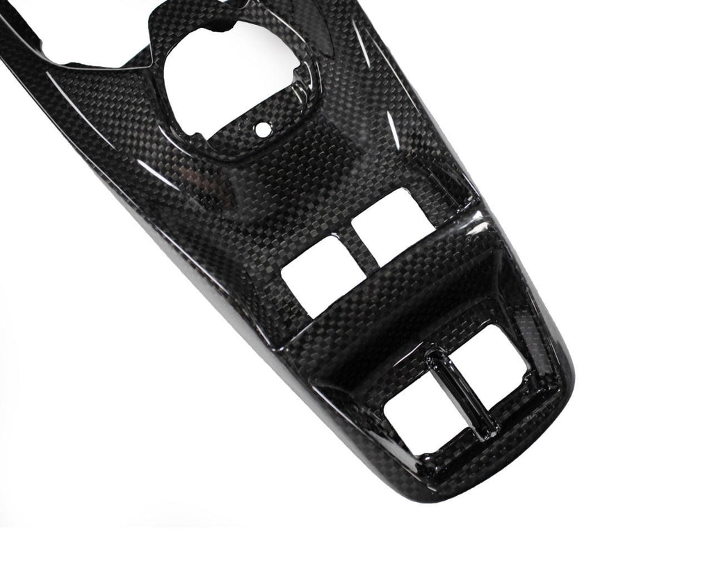 Carbon Fiber Center Console Window Switch Plate - Ferrari 488 GTB/Spider
