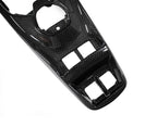 Carbon Fiber Center Console Window Switch Plate - Ferrari 488 GTB/Spider