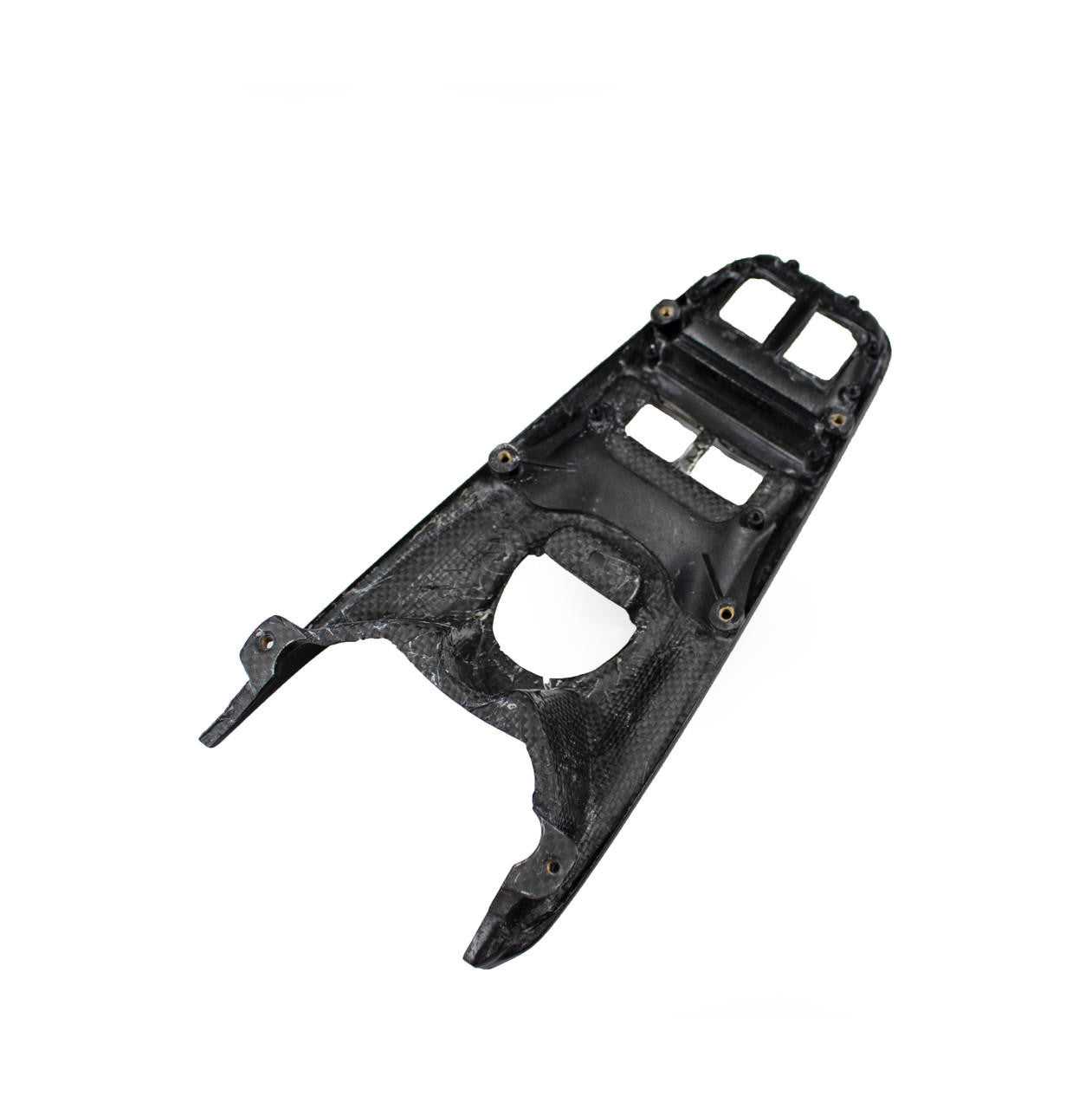 Carbon Fiber Center Console Window Switch Plate - Ferrari 488 GTB/Spider Secondary image