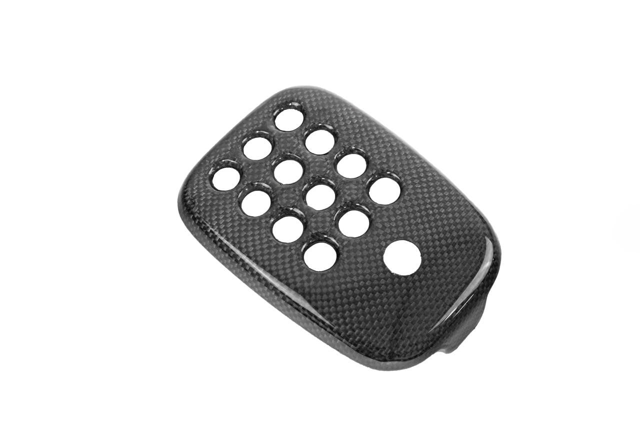 Carbon Fiber Rear Fog Light Cover w/Reverse Camera Cut Out - Ferrari 488 GTB/Spider Secondary image