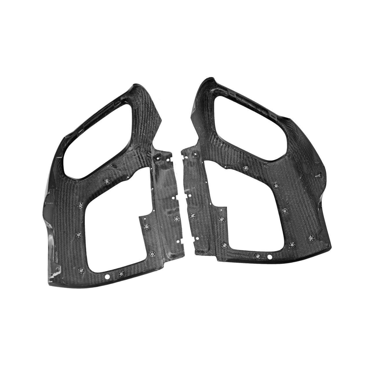 Carbon Fiber Rear Exhaust Outlet Trim Panels - Diffuser 812 Superfast Ferrari Secondary image