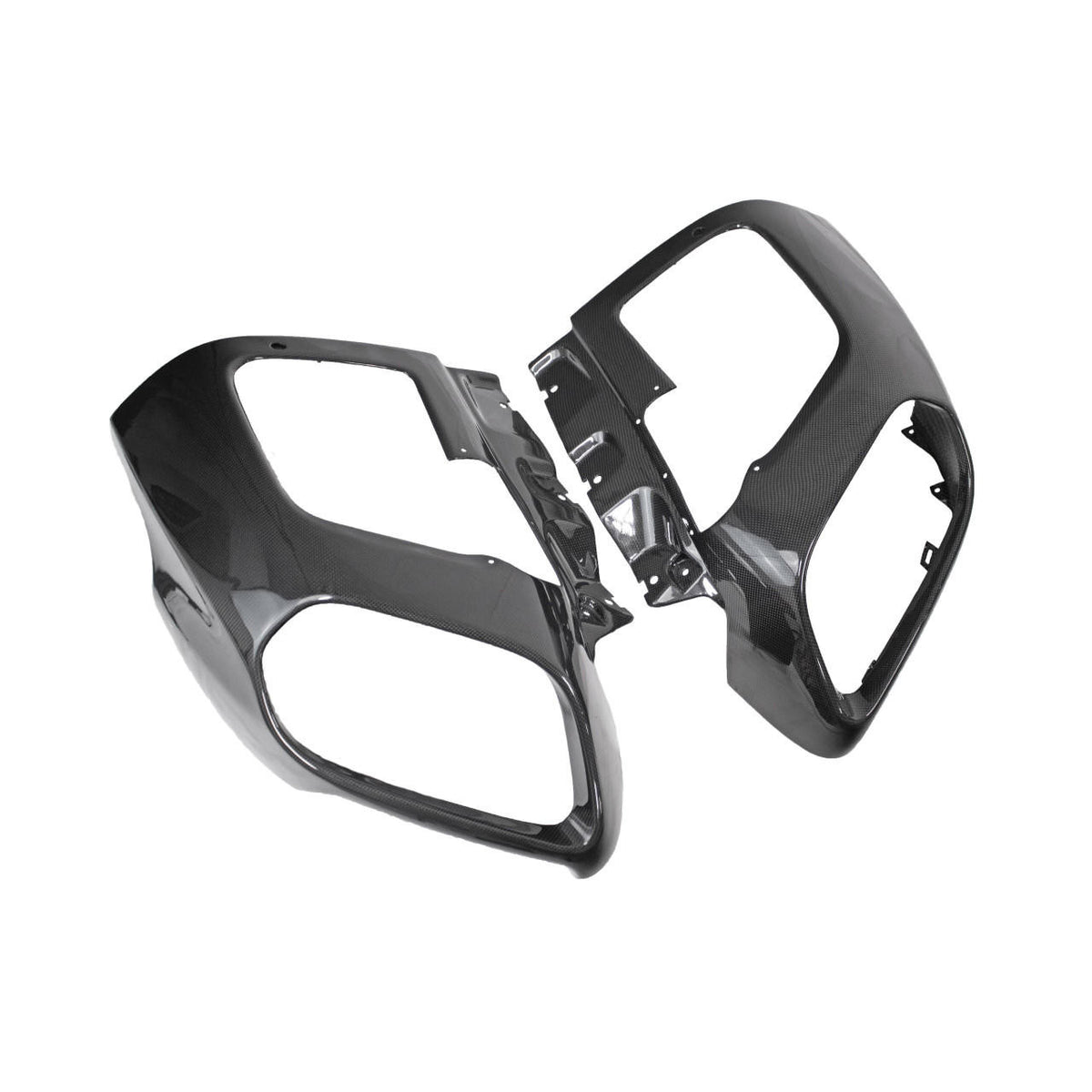 Carbon Fiber Rear Exhaust Outlet Trim Panels - Diffuser 812 Superfast Ferrari