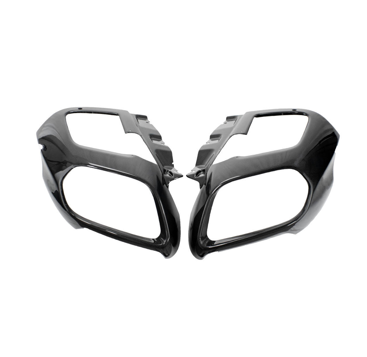 Carbon Fiber Rear Exhaust Outlet Trim Panels - Diffuser 812 Superfast Ferrari