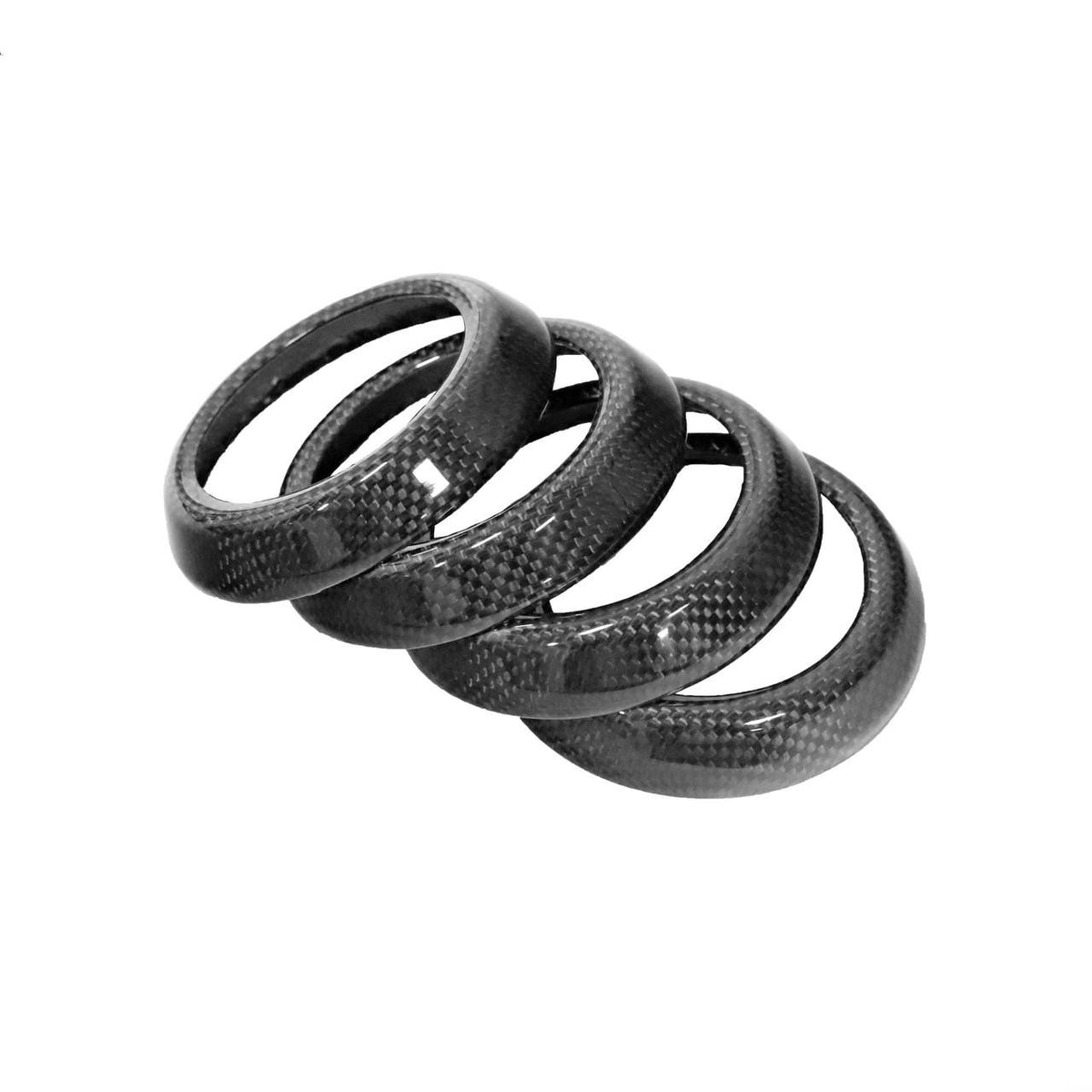 Carbon Fiber Dash Ring Covers - Ferrari California Main image