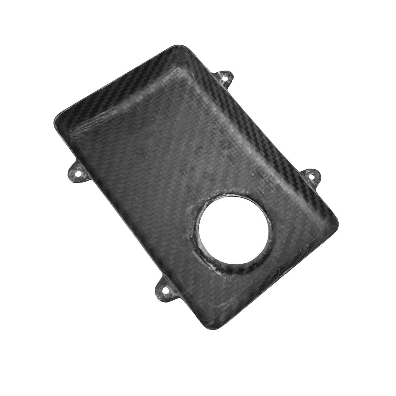 Carbon Fiber Coolant Tank Cover With Tabs - Ferrari F430 Secondary image