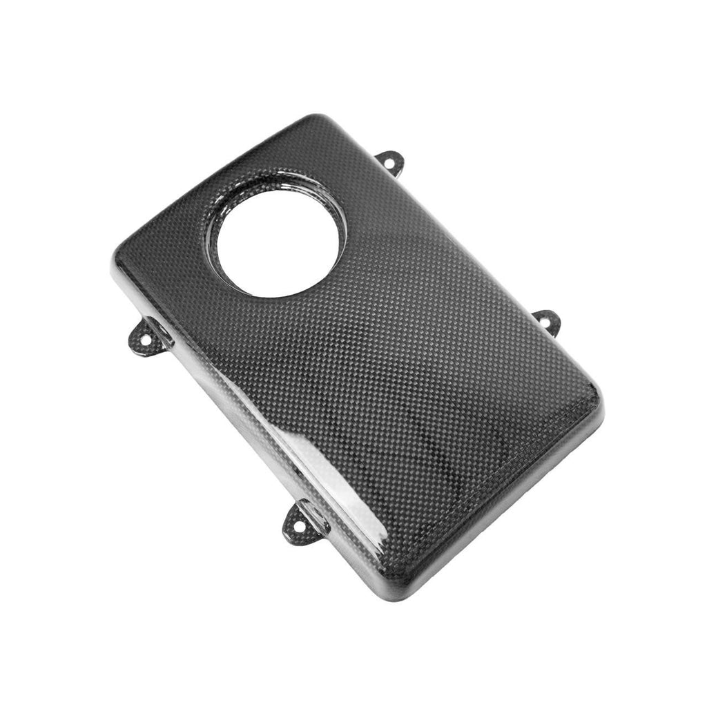 Carbon Fiber Coolant Tank Cover With Tabs - Ferrari F430