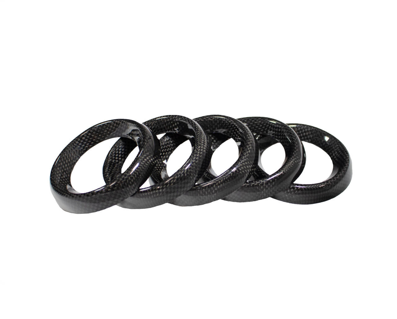 Carbon Fiber Vent Ring Covers - Ferrari F430 Secondary image