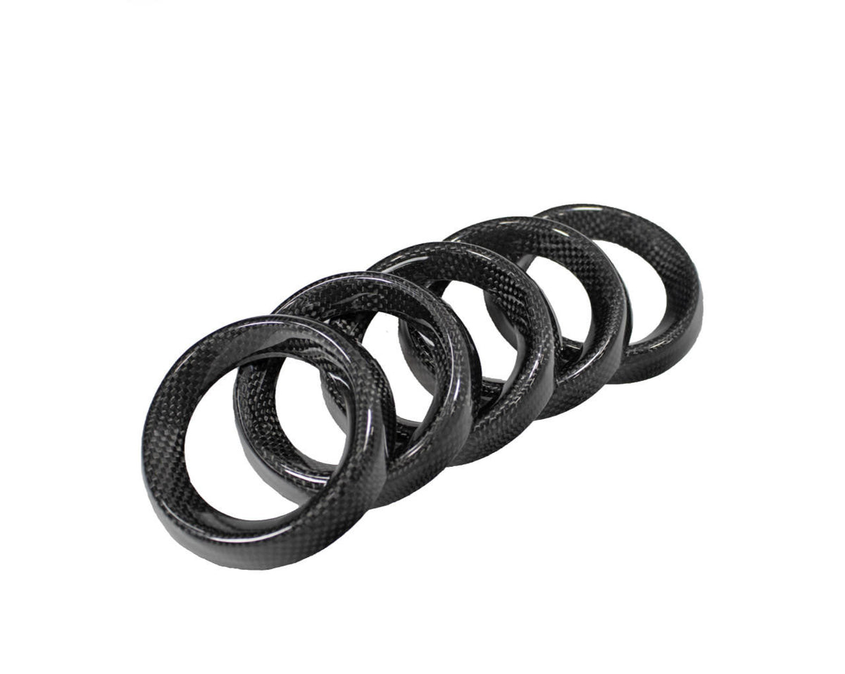 Carbon Fiber Vent Ring Covers - Ferrari F430
