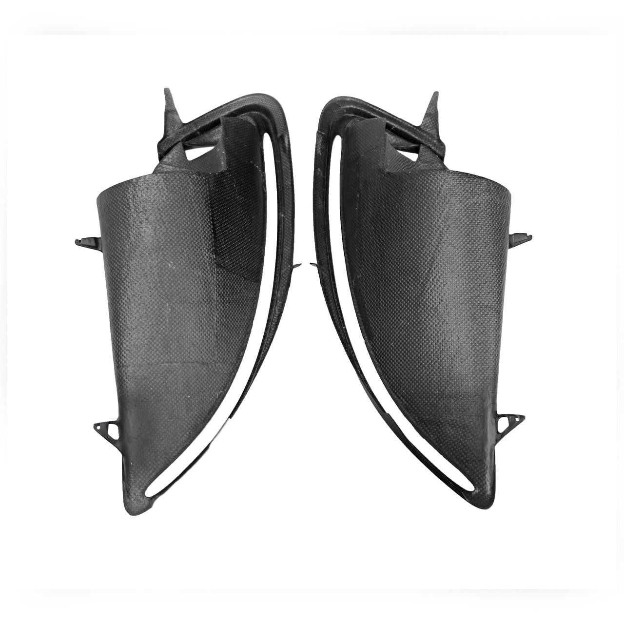 Carbon Fiber Headlight Housing Bezels Matte Finish - Ferrari F430 Secondary image