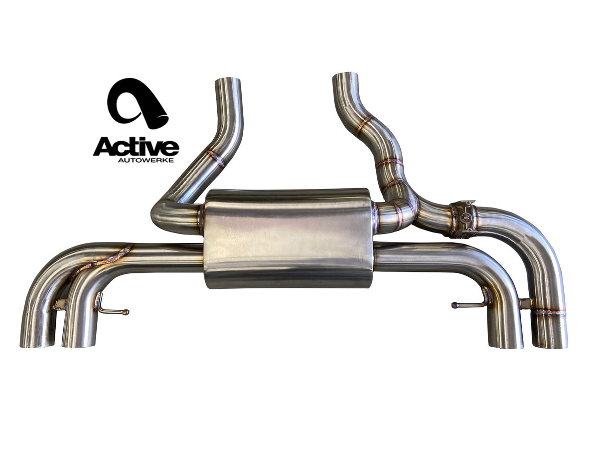 G4X BMW M240i Valved Rear Axle-back Exhaust