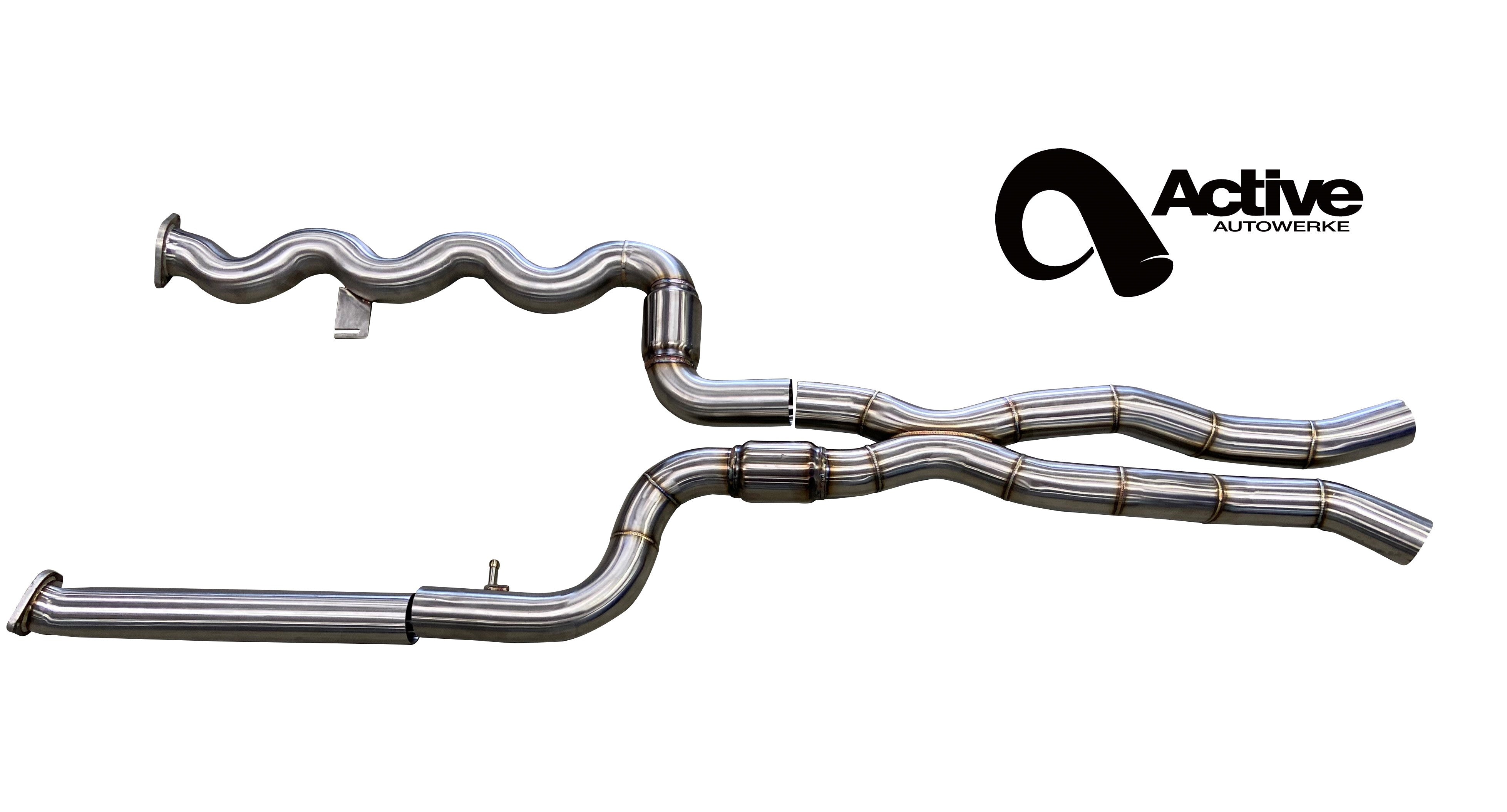Active Autowerke G80/G82 M3/M4 Gen 2 Signature Equal Length mid-pipe (US Patent 11248511, UK and EU patent 3882441) Secondary image
