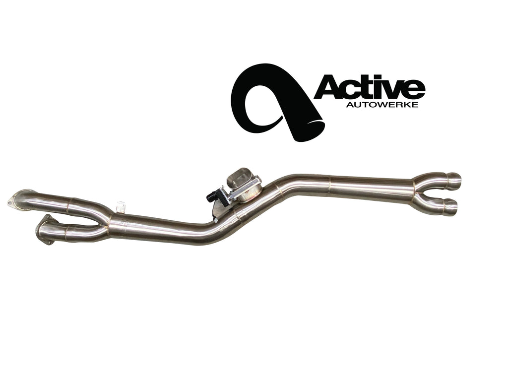 Active Autowerke G87 M2 Signature single mid-pipe with G87-brace