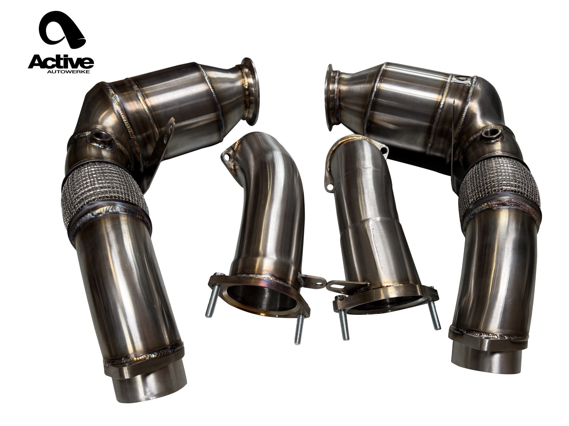 Active Autowerke G90 M5 AFlow Catted Downpipes Secondary image