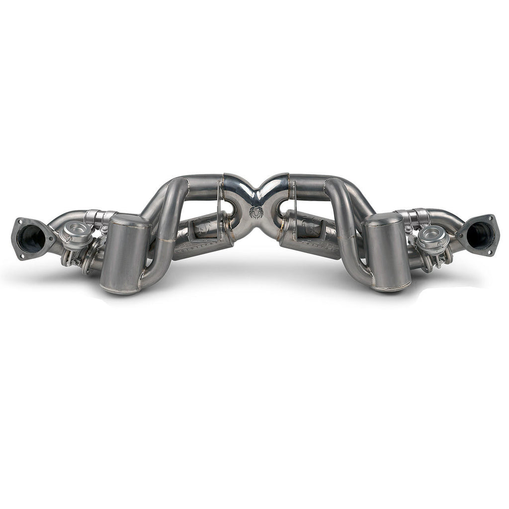 Fabspeed Porsche 718 GT4 RS Titanium Valved X-Pipe Cat-Back Exhaust System (2022+)