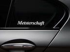 Meisterschaft Decal - Transparent Background | 2 pcs