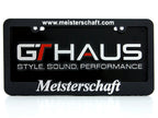 Meisterschaft License Frame + GTHAUS License Plate Package