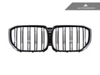 AutoTecknic G05 X5 Pre-LCI Dual-Slat Front Grille - Gloss Black