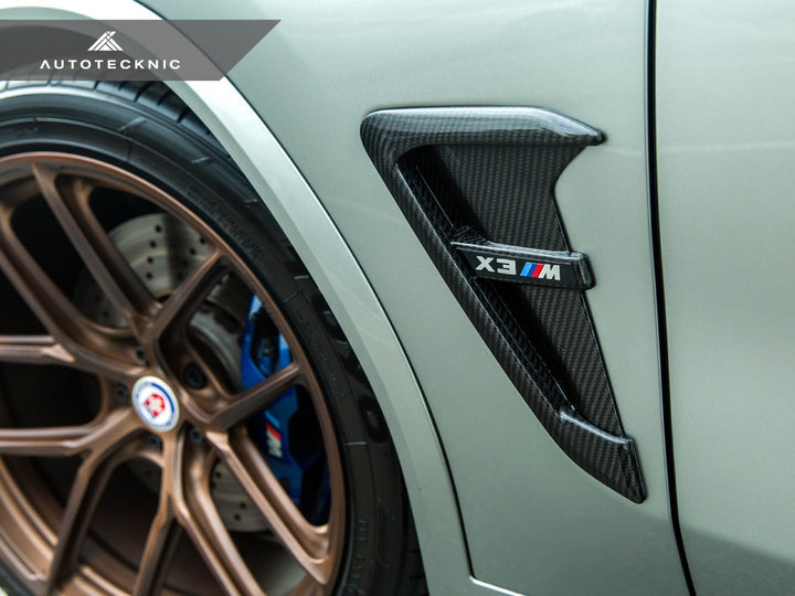 Autotecknic F9X X3M / X4M / G0X X3 / X4 - Replacement Dry Carbon Fiber Fender Trims Secondary image