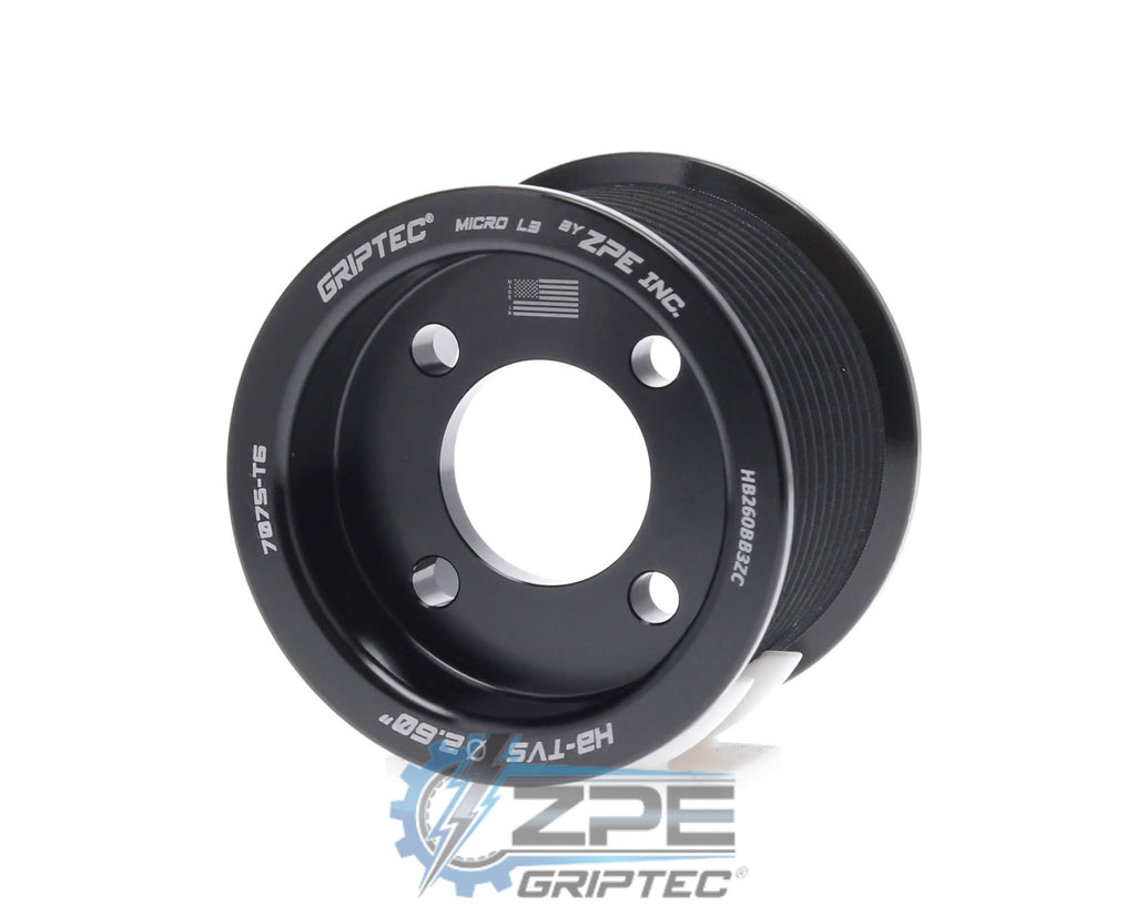 ZPE GripTec® 2pc Magnuson Heartbeat TVS 12 Rib Supercharger Pulley