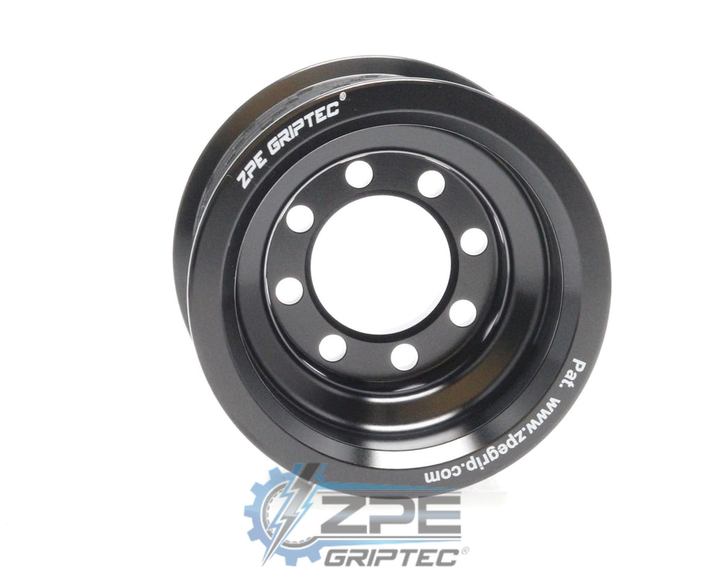 2.80" 10 Rib ZPE GripTec® 2pc HellCat L2V Black Pulley Only