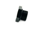 -6AN ORB Plug, Black
