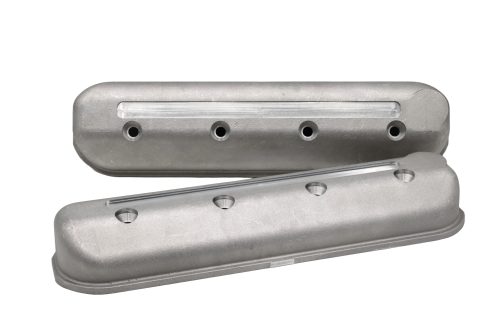 Katech Gen III & IV LS Dry Sump Slotted Raw Cast Aluminum Valve Covers