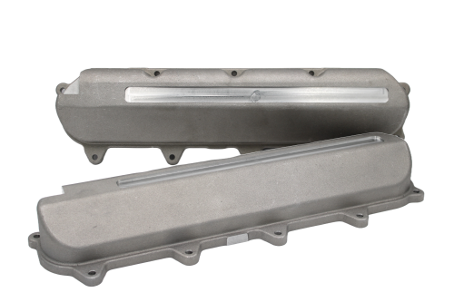 Katech Gen V LT Dry Sump Slotted Raw Cast Aluminum Valve Covers