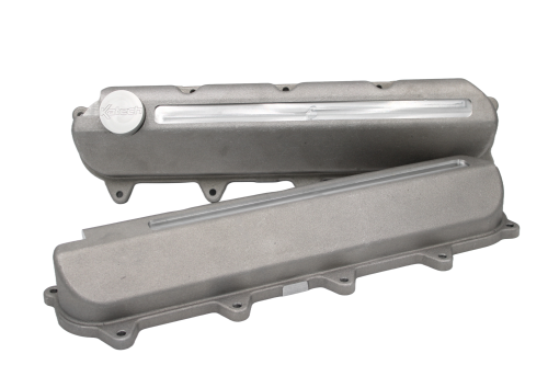 Katech Gen V LT Wet Sump Slotted Raw Cast Aluminum Valve Covers Secondary image