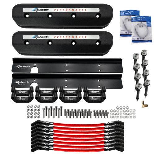 Katech Gen III & IV LS Dry Sump Valve Cover & Coil Relocation Package