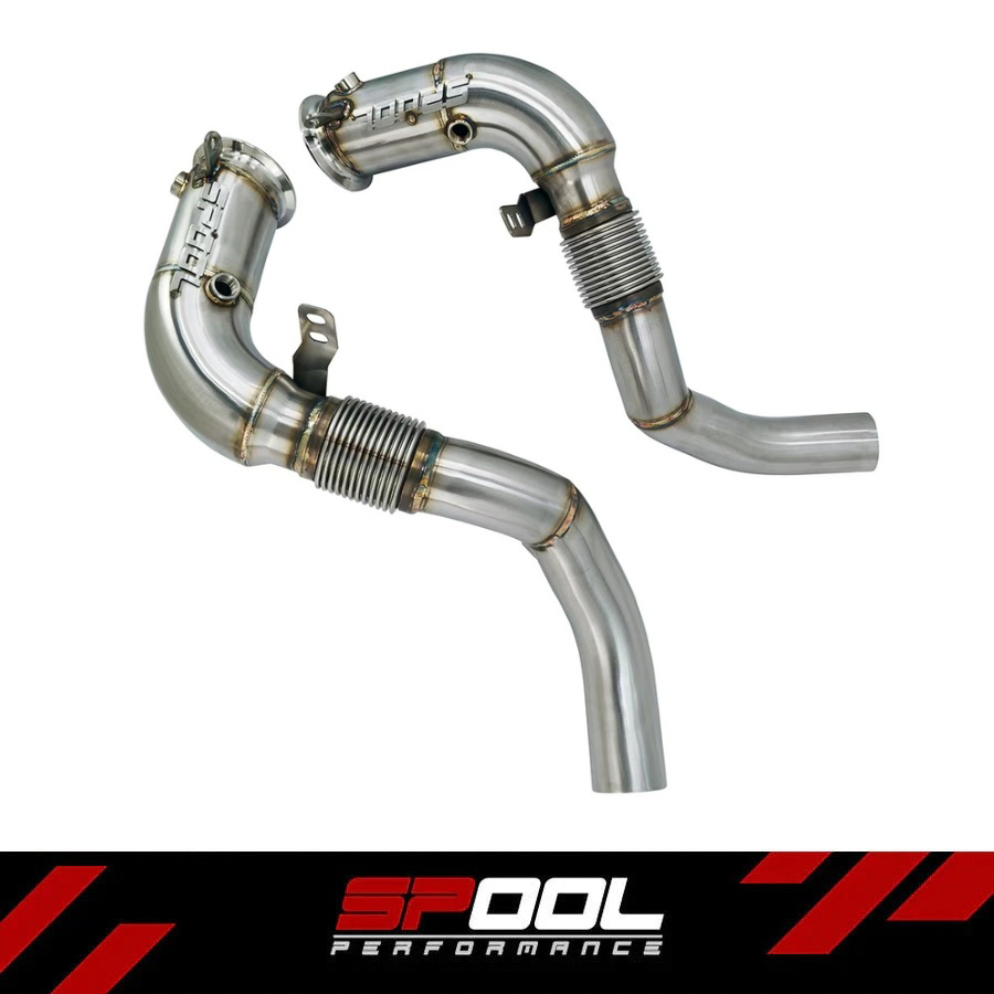 Spool Race Downpipes for V8 N63R 2017 – 2021 BMW M550i, 750i, 850i, X5 M50i, X6 M50i & X7 M50i G30 G05 G06 G07 G11 G31 Main image