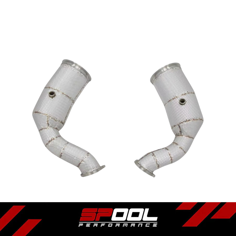 SPOOL Race Porsche 9YA.1 Cayenne S 2.9TT Catless Downpipe Main image