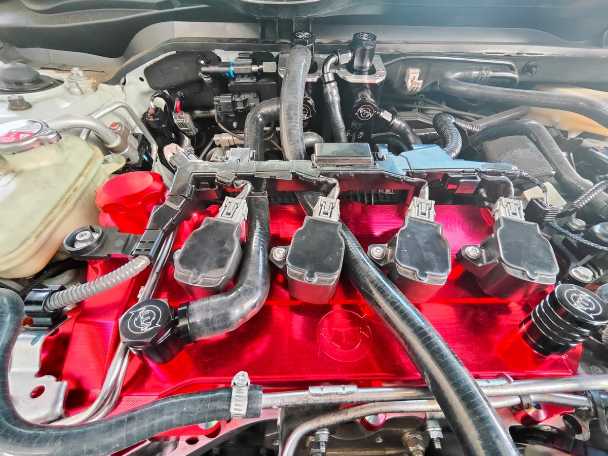 VTT 10th Gen Civic Billet Valve cover, and Dual Catch can kit