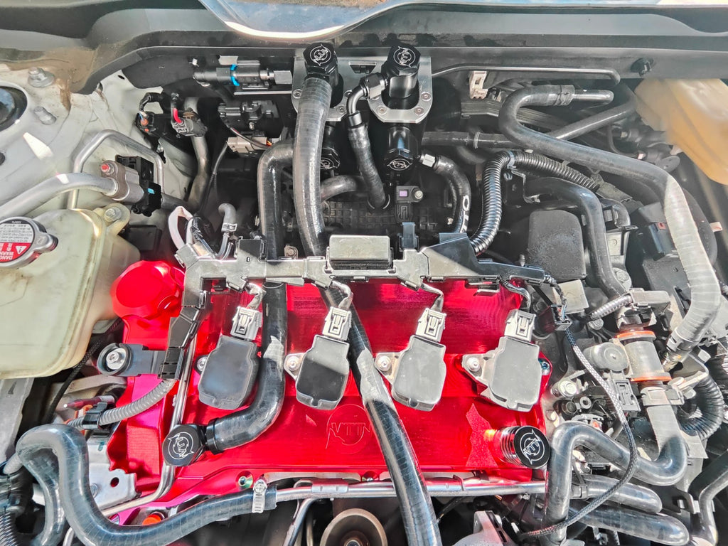 VTT 10th Gen Civic Billet Valve cover, and Dual Catch can kit