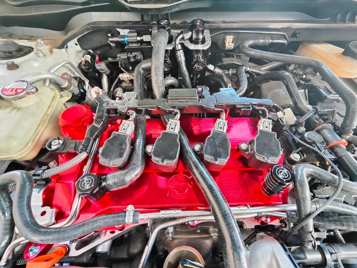 VTT 10th Gen Civic Billet Valve cover, and Dual Catch can kit