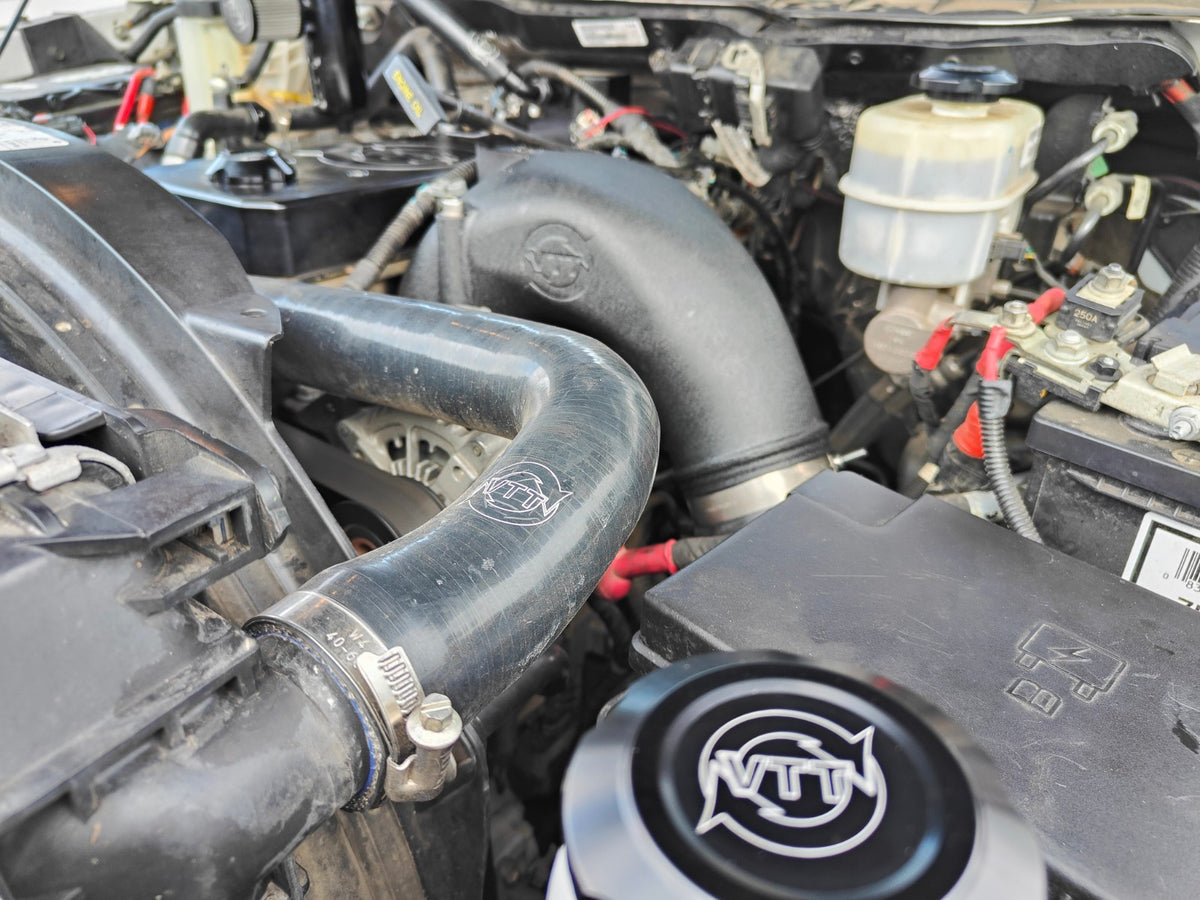 VTT 2010-2018 (Single Rad) 6.7 Cummins 7-Ply Silicone Upper Radiator Hose