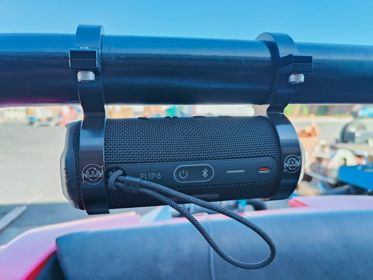 VTT Billet Roll Bar Mounts for JBL Flip 3-6, Helmet, etc