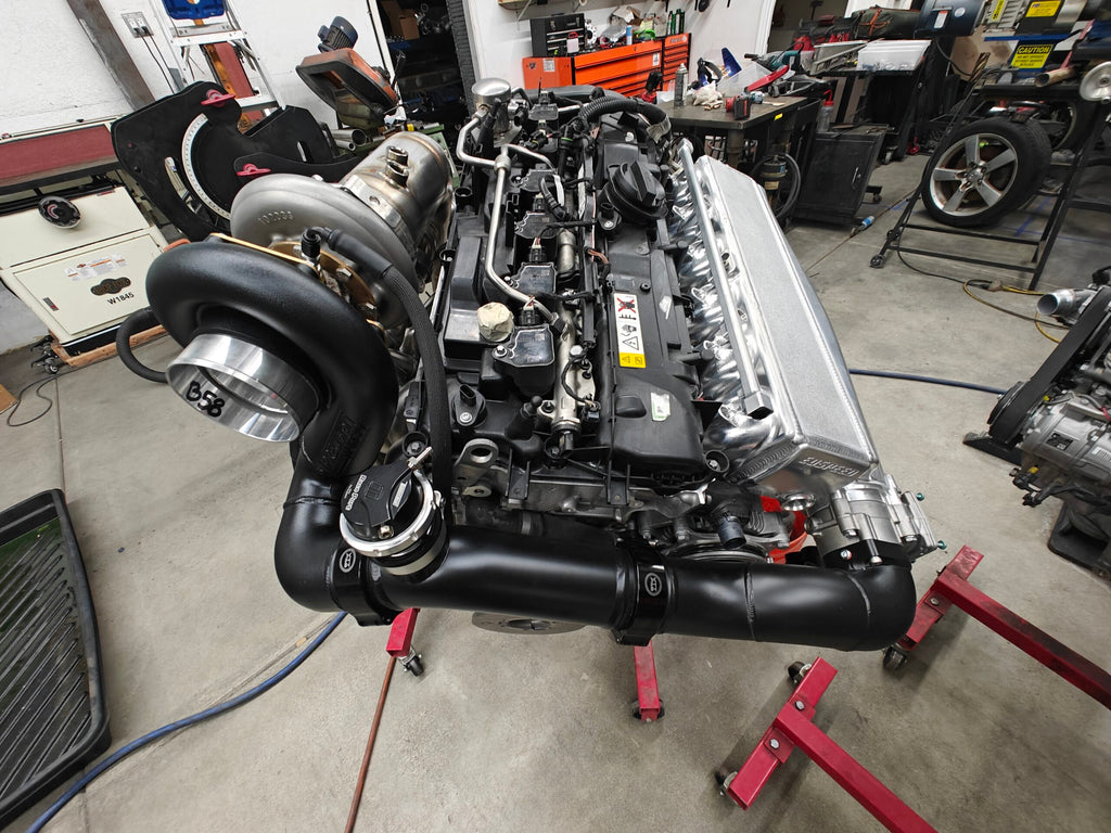 VTT-FAB B58 Factory Control EWG Top Mount Single Turbo kit
