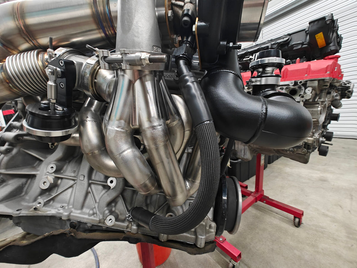 VTT-FAB B58 Factory Control EWG Top Mount Single Turbo kit